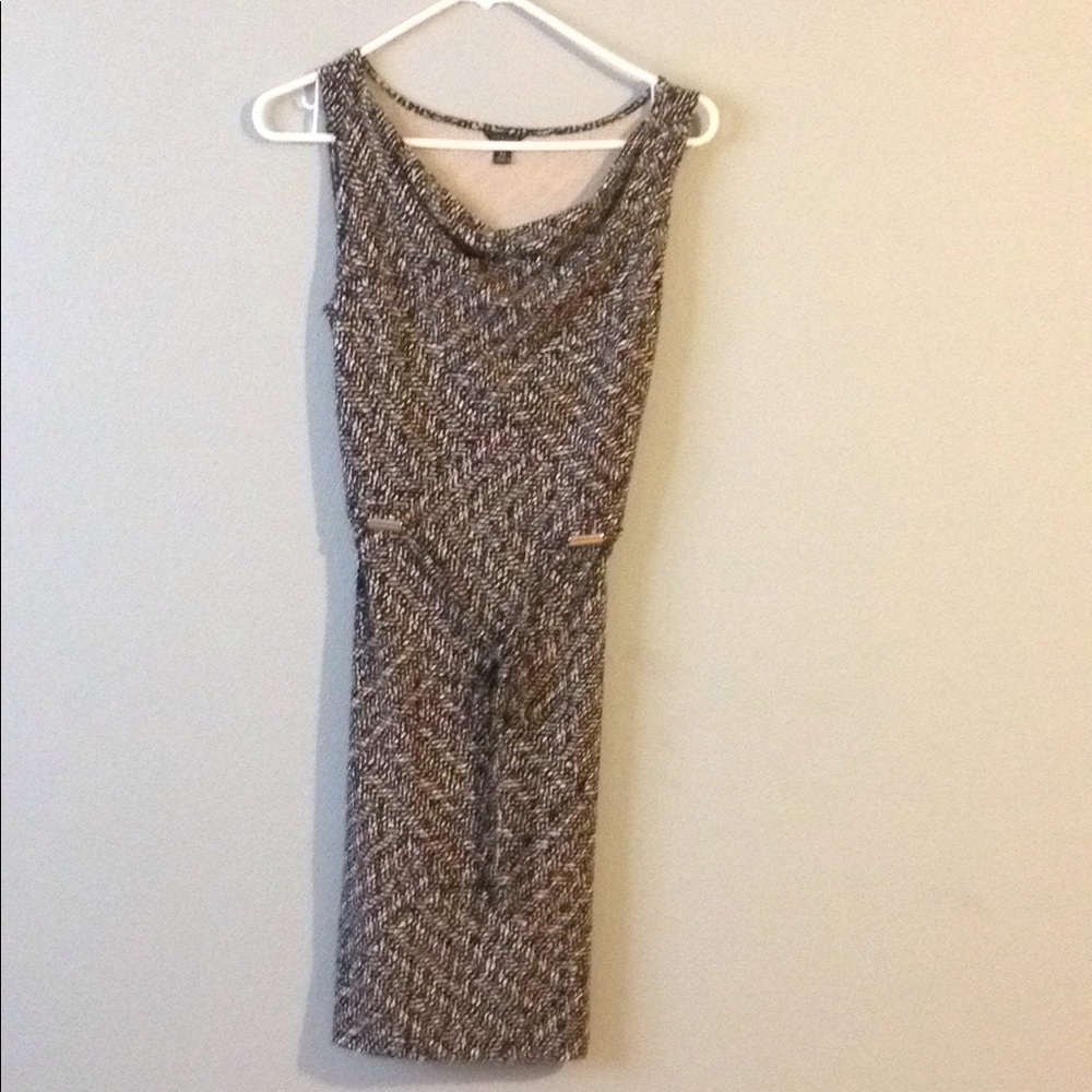 Ann Taylor Black and Tan dress
